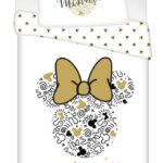 Σετ κλινοσκεπασμάτων Disney Minnie Gold 140-200 εκ., 70-90 εκ.
