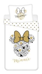 Σετ κλινοσκεπασμάτων Disney Minnie Gold 140-200 εκ., 70-90 εκ.