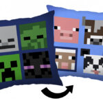 Διακοσμητικό μαξιλάρι Minecraft Bad Mobs, 40*40 εκ.
