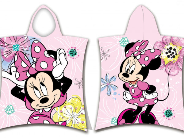 Πόντσο πετσέτας θαλάσσης Disney Minnie Bow 50x115εκ.