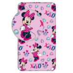 Σεντόνι Disney Minnie XoXo με λάστιχο 90x200 εκ.
