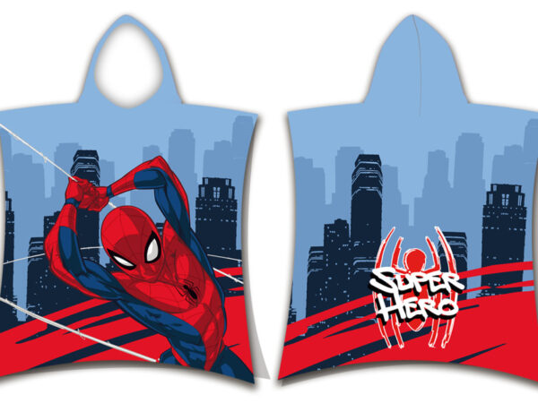 Πόντσο πετσέτας θαλάσσης Spiderman Hero 50x115εκ.