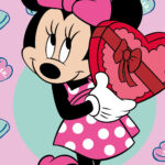 Πετσέτα μπάνιου Disney Minnie Sweets, πετσέτα θαλάσσης 70x140εκ.