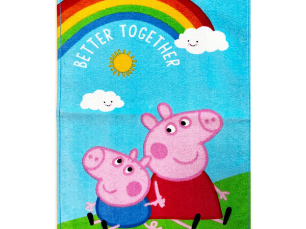 Πετσέτα χεριών/προσώπου Peppa Pig Together 30x50 εκ.