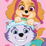 Κουβέρτα Paw Patrol Ροζ Fleece 100x150 εκ.