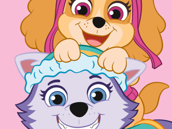 Κουβέρτα Paw Patrol Ροζ Fleece 100x150 εκ.