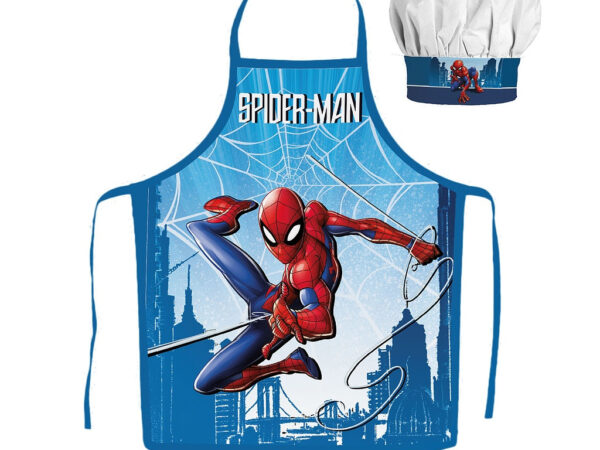 Παιδική ποδιά Spiderman Skyline σετ 2 τεμαχίων