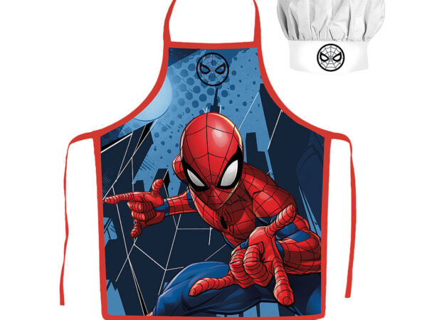 Παιδική ποδιά Spiderman Blue σετ 2 τεμαχίων