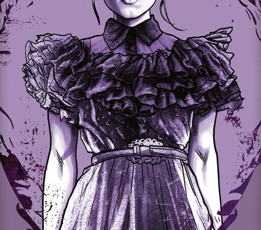 Πετσέτα μπάνιου Wednesday Purple, πετσέτα θαλάσσης 70x140εκ.