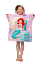 Ποντσο πετσέτας Disney Princess Ariel Pink 50x115 εκ. - Image 2