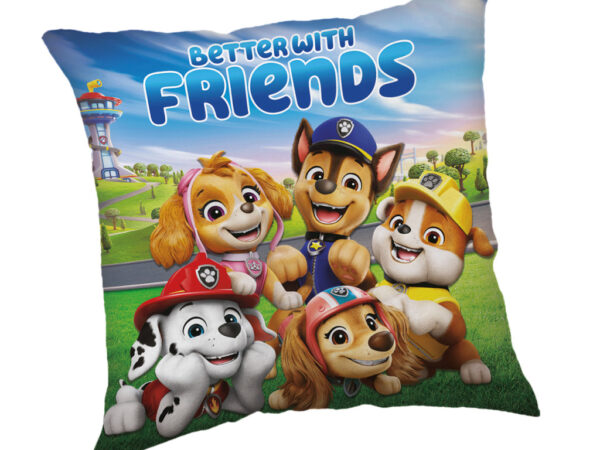 Διακοσμητικό μαξιλάρι Paw Patrol Better With Friends 40x40 εκ.