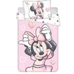 Παιδικά σεντόνια Disney Minnie Blush Pink 100-135 cm, 40-60 cm