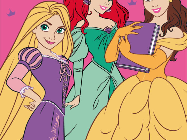 Πετσέτα προσώπου Disney Princess Charm, πετσέτα 30x50cm