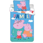 Σετ παιδικών κλινοσκεπασμάτων Peppa Pig Big Pig Family 100-135εκ., 40-60 εκ.