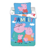 Σετ παιδικών κλινοσκεπασμάτων Peppa Pig Big Pig Family 100-135εκ., 40-60 εκ.