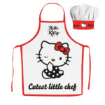 Παιδική ποδιά Hello Kitty Little Chef σετ 2 τεμαχίων