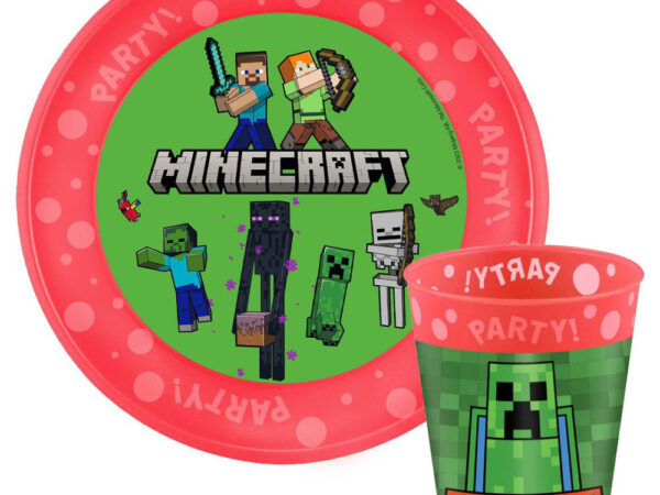 Σετ φαγητού Minecraft Party micro premium