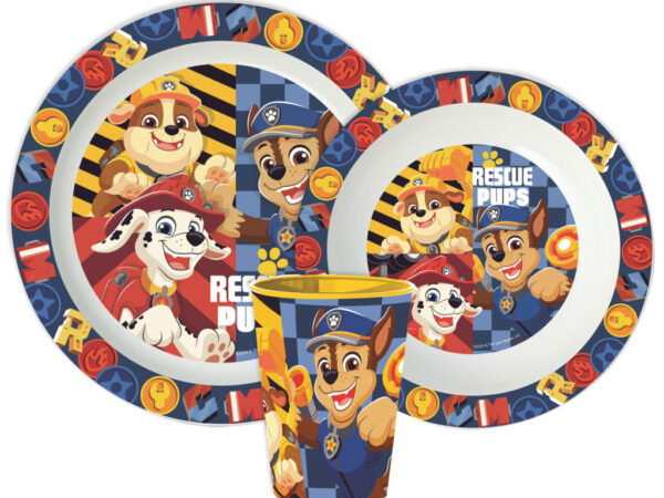 Σετ φαγητού Paw Patrol Rescue Pups με κύπελλο 260 ml