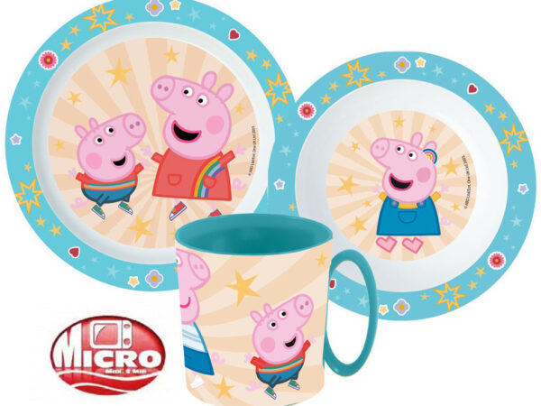 Σετ φαγητού Peppa Pig Kindness κούπα 350 ml