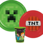 Σετ φαγητού Minecraft TNT, πλαστικό σετ