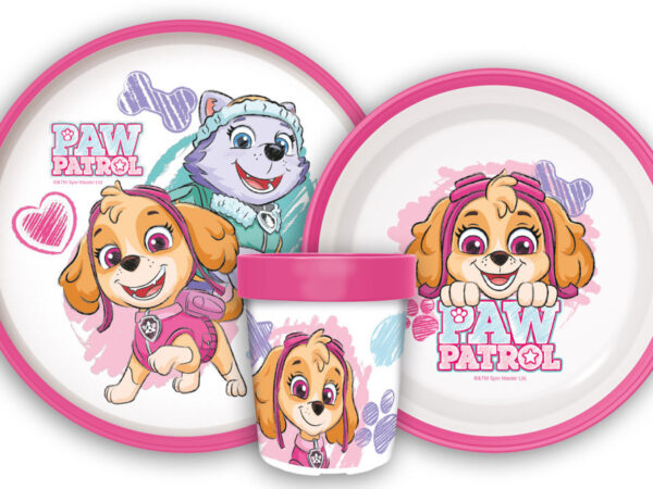 Σετ φαγητού Paw Patrol Sketch αντιολισθητικό