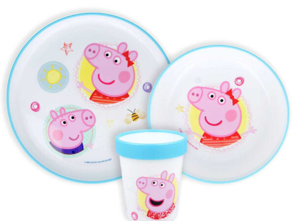 Σετ φαγητού Peppa Pig Core αντιολισθητικό