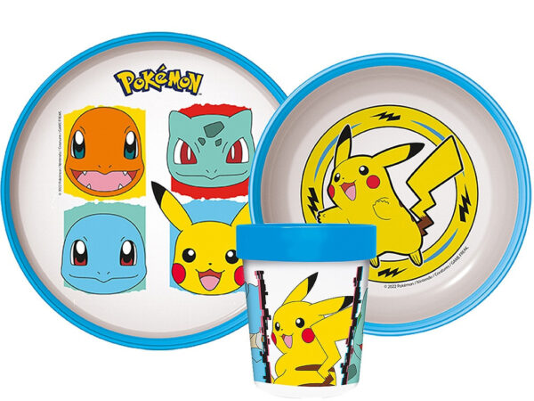 Αντιολισθητικά σερβίτσια Pokémon Original Team, σετ από μικροπλαστικό