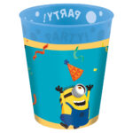 Minions The Rise of Gru σετ 4 τεμαχίων πλαστικών ποτηριών micro premium 250 ml