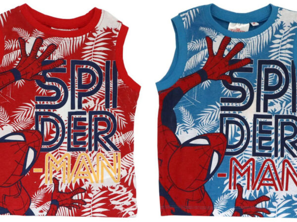 Παιδικό αμάνικο μπλουζάκι Spiderman, 3-8 ετών