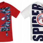 Παιδικό κοντό μπλουζάκι Spiderman, 3-8 ετών