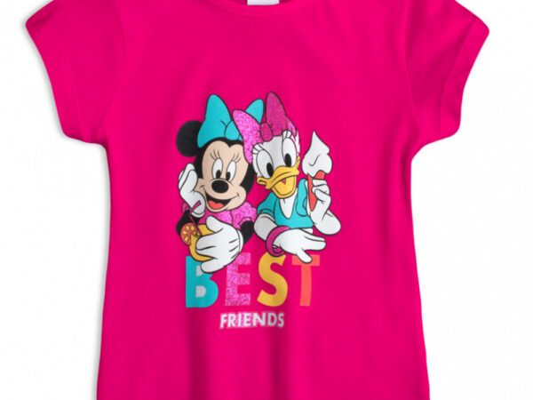 Παιδικό κοντό μπλουζάκι Disney Minnie, τοπ 3-8 ετών