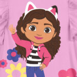 Παιδική μπλούζα με κοντό μανίκι Gabby's Dollhouse Flowers, 3-8 ετών - Image 3