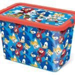 Πλαστικό κουτί αποθήκευσης Sonic the Hedgehog Friends 7 λίτρων