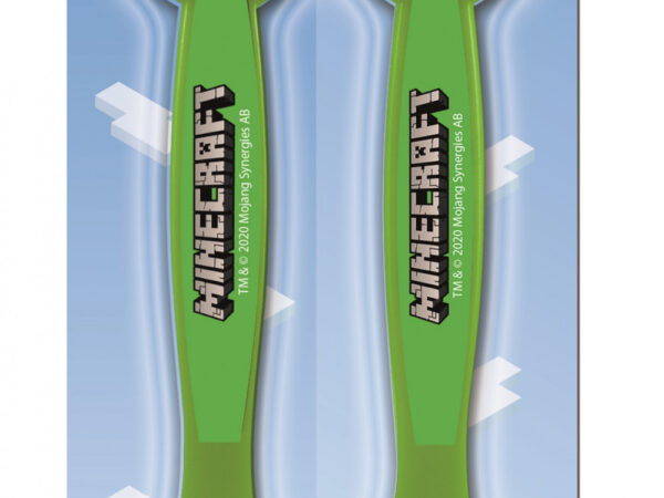 Σετ μαχαιροπίρουνων Minecraft από πλαστικό - 2 τεμάχια