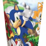 Πλαστικό ποτήρι Sonic the Hedgehog, 260 ml