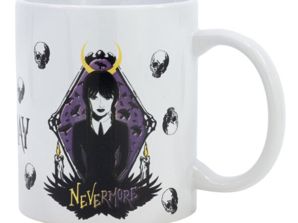 Πορσελάνινη κούπα Wednesday Nevermore 325 ml (11 oz) σε κουτί δώρου