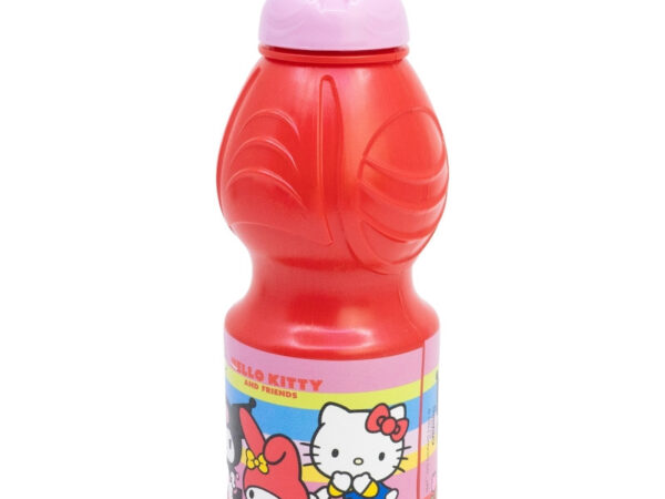 Πλαστικό αθλητικό μπουκάλι Hello Kitty and Friends 400 ml