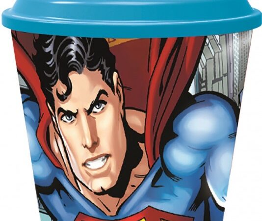 Κύπελλο Superman Savior Straw, Πλαστικό 430 ml