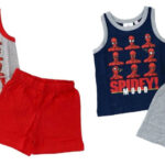 Παιδική κοντή πιτζάμα Spiderman 3-8 ετών