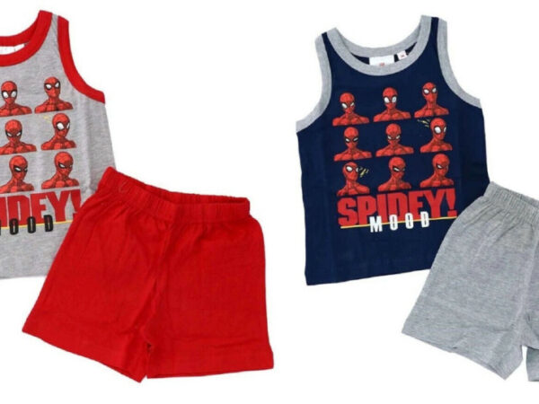 Παιδική κοντή πιτζάμα Spiderman 3-8 ετών
