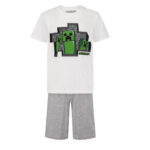 Κοντές παιδικές πιτζάμες Minecraft 6-12 ετών
