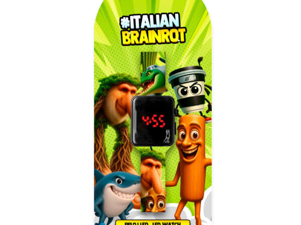 Italian Brainrot Ψηφιακό ρολόι LED