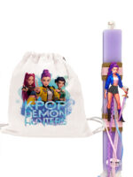 Αρωματική Πασχαλινή Λαμπάδα Rumi K-POP Demon Hunters με σακίδιο πλάτης