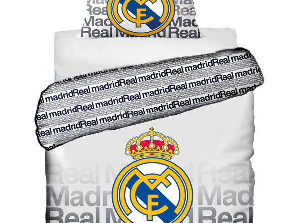 Σετ Παπλωματοθήκης Real Madrid 140x200 cm – 100% Βαμβάκι