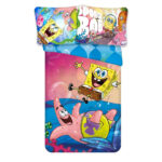 Σετ Παιδικής Κούνιας SpongeBob Splash 100x135 cm – 100% Βαμβάκι