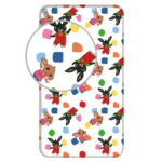 Σεντόνι με Λάστιχο Bing Playing Together 90x200 cm – 100% Βαμβάκι