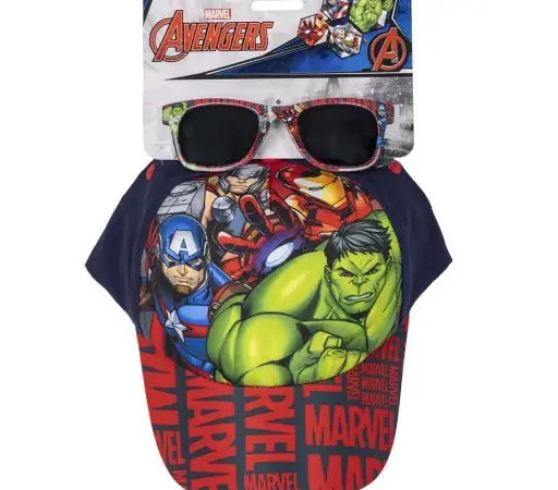 Avengers Παιδικά Γυαλιά Ηλίου-Καπέλο Jockey