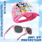 Bluey Pink Team – Παιδικά Γυαλιά Ηλίου & Καπέλο - Image 2
