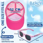 Bluey Pink Team – Παιδικά Γυαλιά Ηλίου & Καπέλο - Image 3