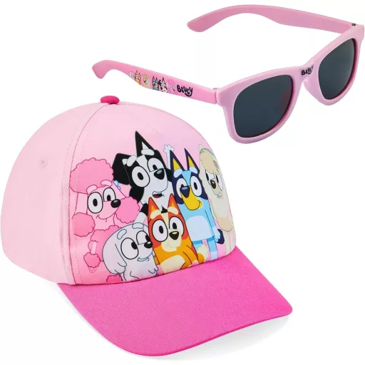 CEP2200010298 Bluey Pink Team – Παιδικά Γυαλιά Ηλίου & Καπέλο - Image 1